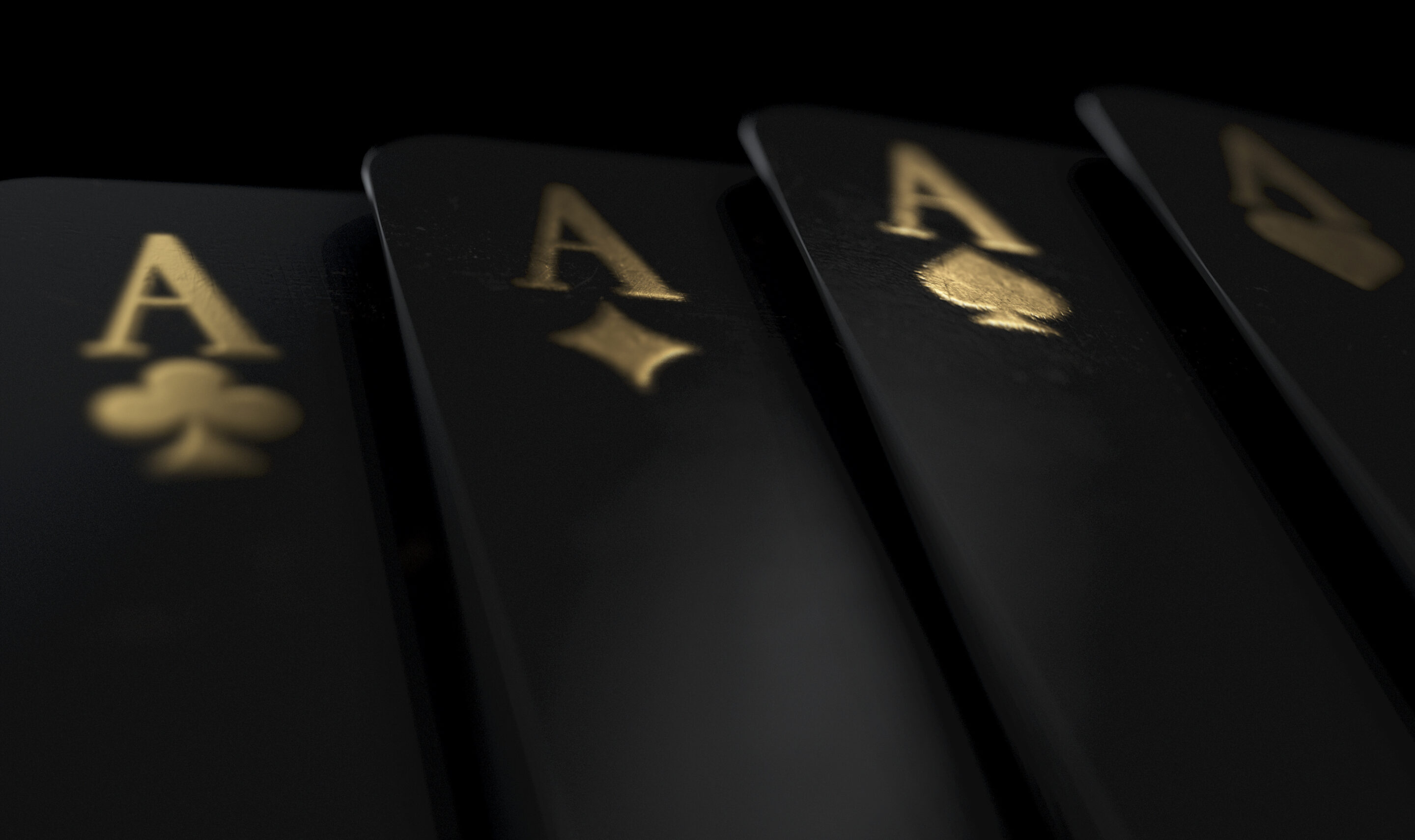 Black Casino Cards Aces